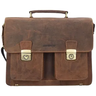 GREENBURRY Vintage Lehrertasche braun 15.4''