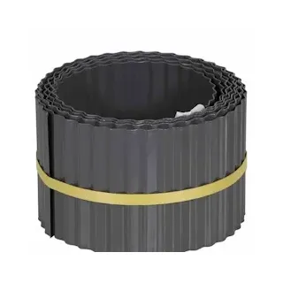 Siena Garden Rasenkante aus Metall, grau