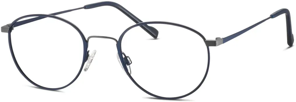Brille TITANFLEX 820825 70 dunkelgun matt/blau Gr. 49-21