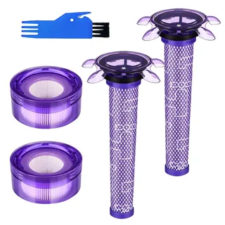 SupRovare 2PCS Upgrade V8 Filter für Dyson, Ersatzfilter für Dyson V8 Focus Mattress, Zubehör Filter für Dyson V8 Origin+ SV25 SV37, Teilenummer 965661-05