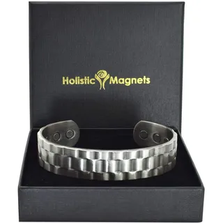 Holistic Magnets® Kupfer Armband Herren Magnetarmbänder (Anlauffarbenfrei) Geschenkideen für Männer Arthritis Handgelenk Gelenkheilung Armband-RXP (G: Handgelenk 19,5-22,5cm)