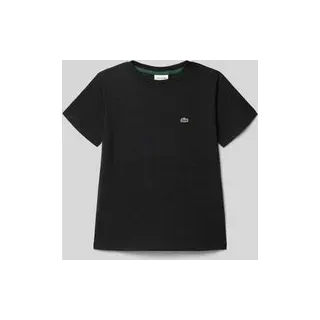 Regular Fit Poloshirt aus reiner Baumwolle, Black, 152