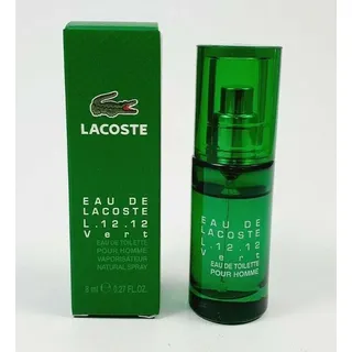 Eau De Lacoste L12.12 VERT Pour Homme 8ml EDT Eau de Toilette Spray NEU/OVP Rar