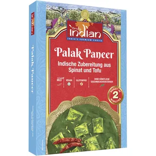 TRULY INDIAN Palak Paneer, Kashmiri Fertiggericht, Spinat mit Tofu, 6er Pack (6 x 300 g)