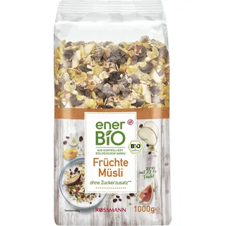 enerBiO Bio Früchte Müsli 1,0 kg