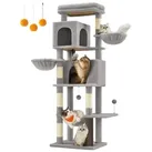 FEANDREA Kratzbaum XL-XXL 57 x 175 x 45 cm grau