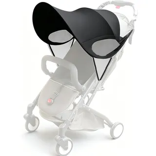 Sonnensegel Kinderwagen mit UV Schutz 50+ Universal Verstellbar Sonnenverdeck Wasserdicht Infant Kinderwagen sonnenschutz kinderwagen für Baby Buggys Kinderwagen Sonnendach Sonnenrollo