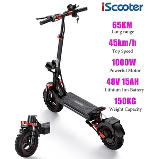 11 Zoll Elektroroller 150kg 48V15AH Offroad 11'' Klappbarer E-Scooter 65KM 1000W