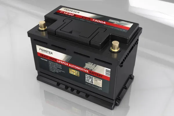 FORSTER 60Ah 12.8V LiFePO4 Heavy Duty Automotive Lithium Batterie... - 0% MwST. (Angebot gemäß §12 USt Gesetz.)