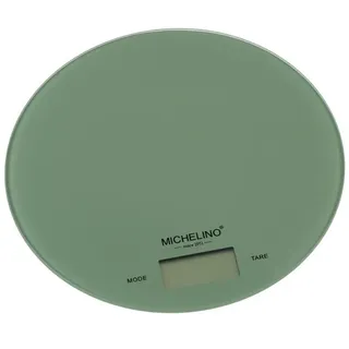Michelino Digitale Küchenwaage Serie Leonidas LCD-Bildschirm Automatische Ein- und Abschaltung Grün