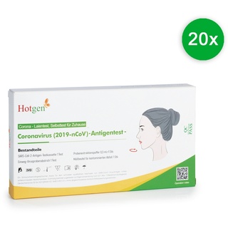 Hotgen Coronavirus (2019-nCoV) Nasal Antigentest 20 St.