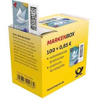 Deutsche Post Deutsche Post, Magnet, 100 Deutsche Post 0,85 € Briefmarken "Brieftaube" selbstklebend (100 x)