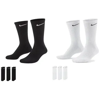 Nike Cushioned Crew-Trainingssocken White/Black 46-50