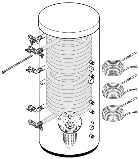 Weishaupt Paket WES 660 Combi/Eco Energiespeicher für WTC-OB / WTC45/60-A - 8975...