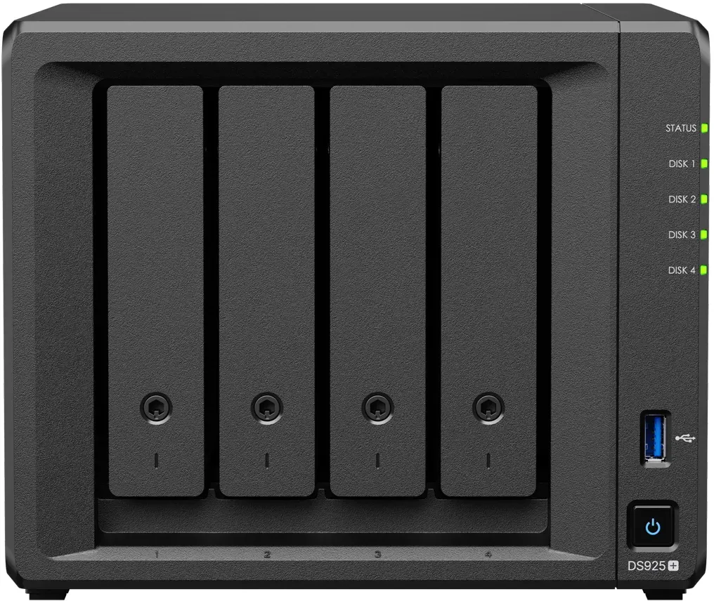Synology DS925+ 32TB Seagate IronWolf NAS-Bundle NAS inkl. 4x 8TB Seagate IronWolf 3.5 Zoll SATA Festplatte