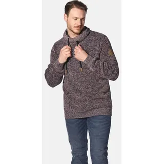 Jan Vanderstorm Schalkragenpullover LARNO mit Kordelzug rot 3XL (64/66)