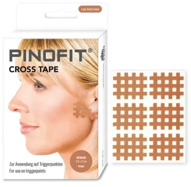 Pinofit Crosstape Gittertape Medium Light Beige 3,5 cm x 3 cm 120 Stück