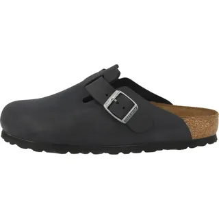 Birkenstock Boston Nubukleder geölt schwarz 39