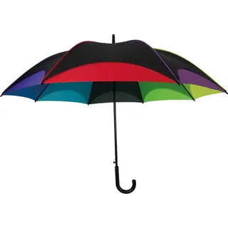 MacMa Automatik-Regenschirm in Regenbogefarben - Bunt