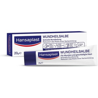 Hansaplast Wundheilsalbe (20 g), Wundsalbe für eine schnelle Wundheilung