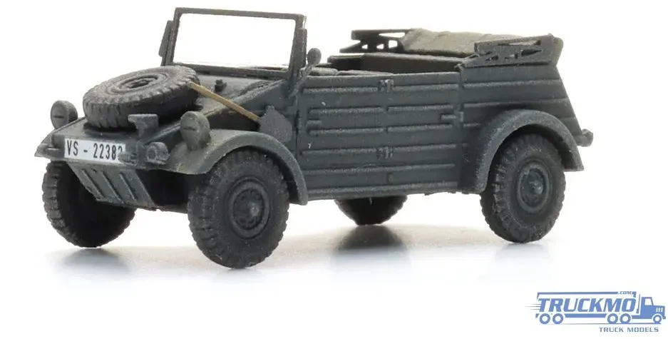 Artitec Fertigmodell Wehrmacht VW Typ 82 Kübelwagen grau 6120016