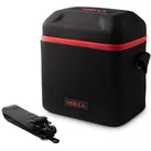 Nebula Wasserdicht und Stossfest, mit Tragegurt und Handschlaufe Cosmos Laser Carry Case (Tragetasche), Beamer Zubehör, Rot, Schwarz