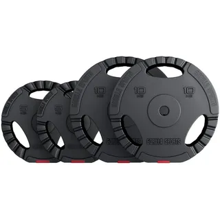 Gorilla Sports Hantelscheiben-Set Kunststoff 30 kg schwarz