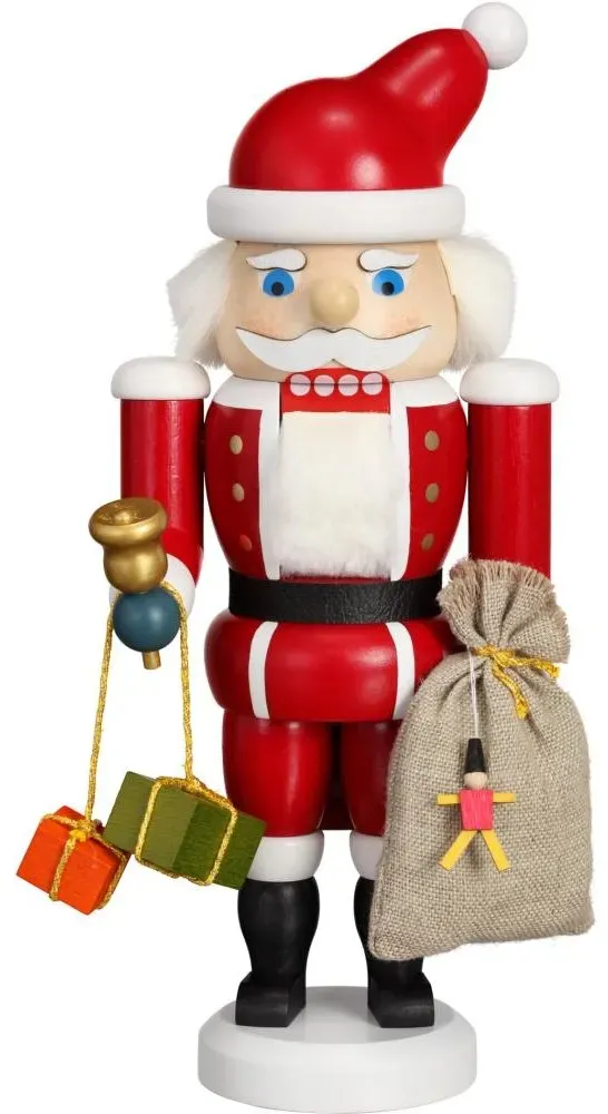 Seiffener Volkskunst Nussknacker Weihnachtsmann