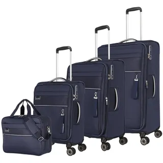 Travelite Miigo 4-Rollen Kofferset 4tlg. blau
