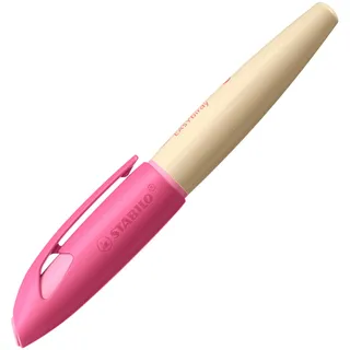 Stabilo - Schulfüller ergonomisch für Rechtshänder mit Anfänger-Feder A EASYbirdy Timber in pink- inkl. Patrone