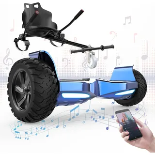 Hoverboards mit Go-Kart 8,5 Zoll, Bluetooth RCB-HY-A16 schwarz|blau 40-66 cm