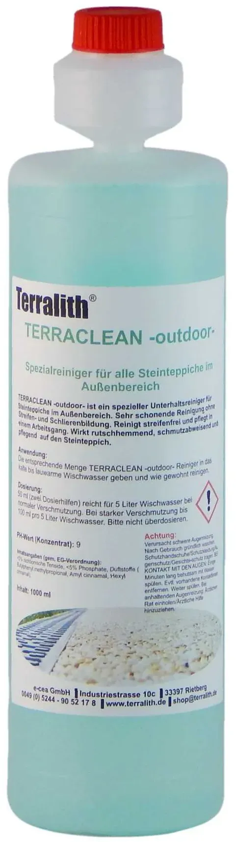TERRACLEAN Steinteppichreiniger Konzentrat -outdoor- 1 liter