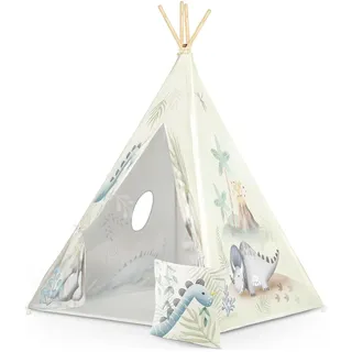 nukido Tipi Kinderzelt mit Kissen