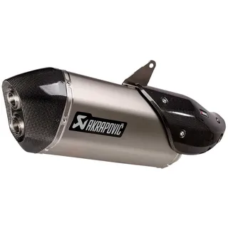 Akrapovic Harley Davidson Pan America 1250 21-22 Ref:s-hd12so1-haft Titanium&carbon Homologierter Schalldämpfer - Silver / Black - Homologated