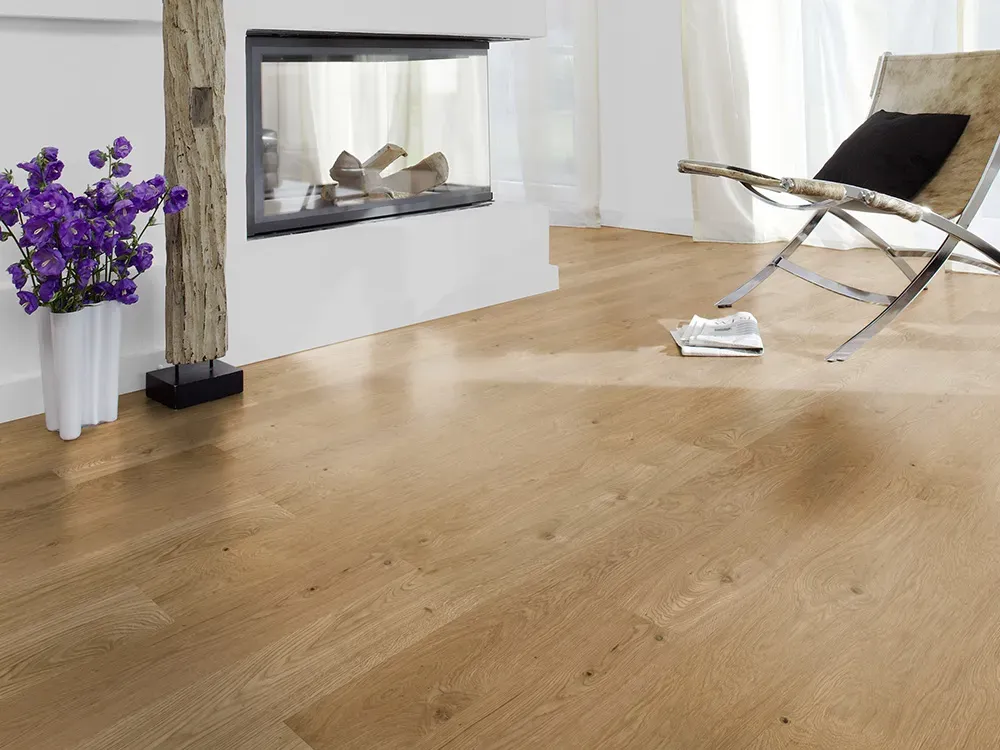 KAHRS Parkett Eiche "Upscale" Natur, naturgeölt, gebürstet, Nut & Feder, 14/3x190x1900 mm, 2,890 m2 / VE