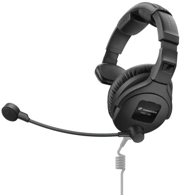 Sennheiser HMD 300 S - Geschlossenes, ohrumschließendes Broadcast-Headset für Backstage-Kommunikation