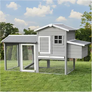 My Animal MyAnimal Hühnerstall für 3 Hühner MH-21 mit Eiablage, Dach wasserabweisend, verzinkter Draht