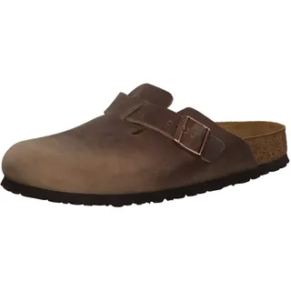 Birkenstock Boston Nubukleder geölt schmal tabacco brown 43