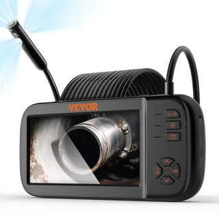Vevor Endoskopkamera 1920x1080 mit Licht Dreifach Linsen 4,5" IPS Bildschirm