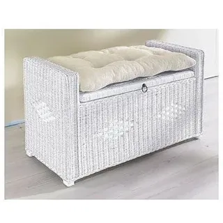 Home Affaire »Schönerempfang, TOPSELLER", (Rattan-Bank), Belastbar bis max. 80 Kg, mit Stauraum