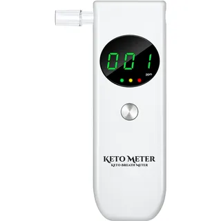 Ketone-Atemtester Professioneller Ketone-Atemtester Neuer verbesserter Ketone-Atemtester, hochpräzises Ketone-Messgerät zur Erkennung von Diät und Ketosestatus (KET977W)