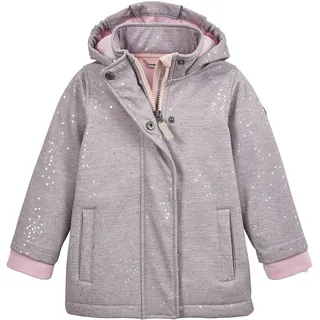 KILLTEC first instinct by killtec Unisex Fios 67 Mns Sftshll Prk Softshell Parka/Softshelljacke/Outdoorjacke, Grau, 98-104 EU