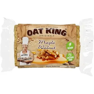 OATKING Oat King Haferriegel, 10 x 95 g Riegel, Maple Walnut (vegan)