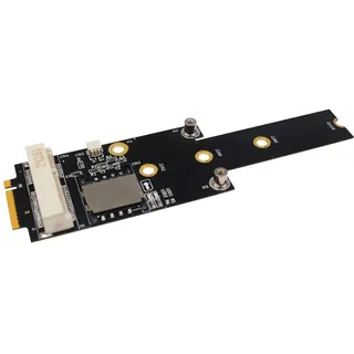 LeHang Mini PCI-E to M.2(NGFF) Key M Adapter with SIM Card Slot for WiFi/WWAN/LTE Module