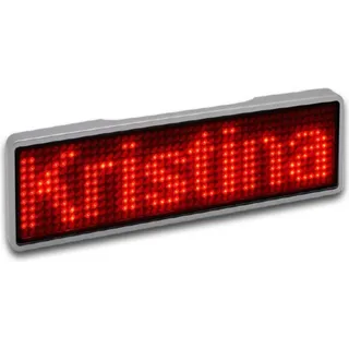 shenzhen lesun LED-Namensschild Rot 44 x 11 Pixel (B x H x T) 93 x 30 x 6mm 125906