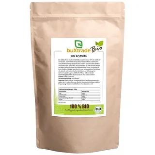 buXtrade Bio Erythritol Erythrit 1 kg Pulver