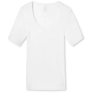 SCHIESSER Damen Spenzer halbarm Luxury Weiss, 40