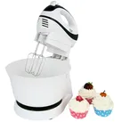 Adler AD 4206 Handmixer mit Rührschüssel Set, Rührbesen und Knethaken