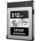 Lexar Pro Silver Series (512 GB, CFexpress Typ B), Speicherkarte, Silber