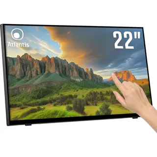 ATLANTIS A05-T22A-VHDM Monitor Touch 22 pollici Nero - Schwarz